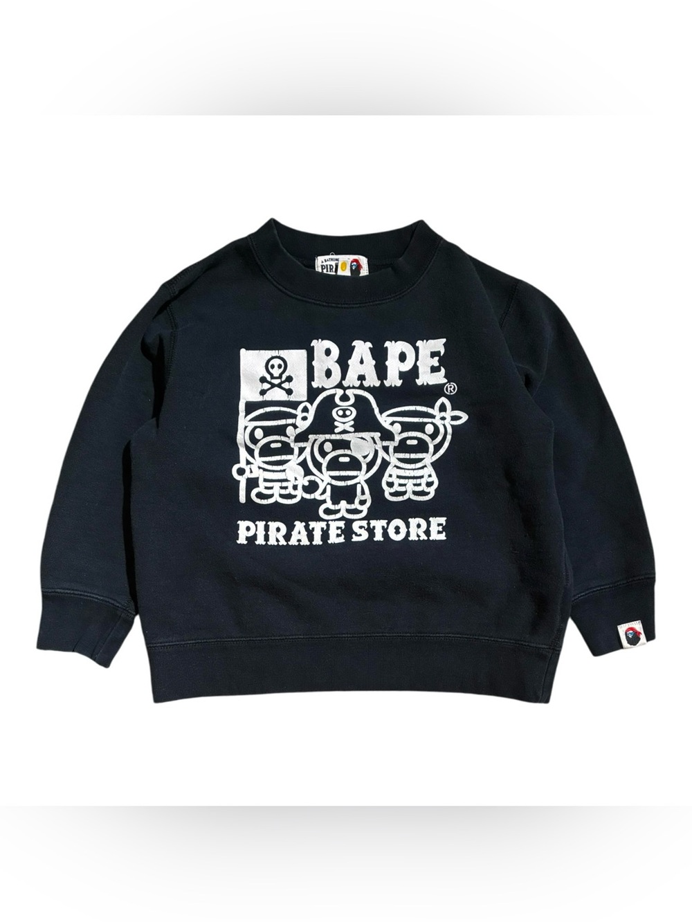 A Bathing Ape BAPE Baby Milo Pirate Sweater Black